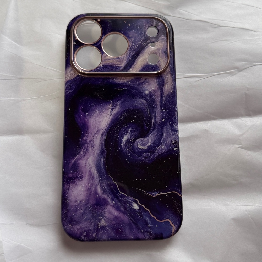 Purple Galaxy IPhone 17 Pro Phone Case